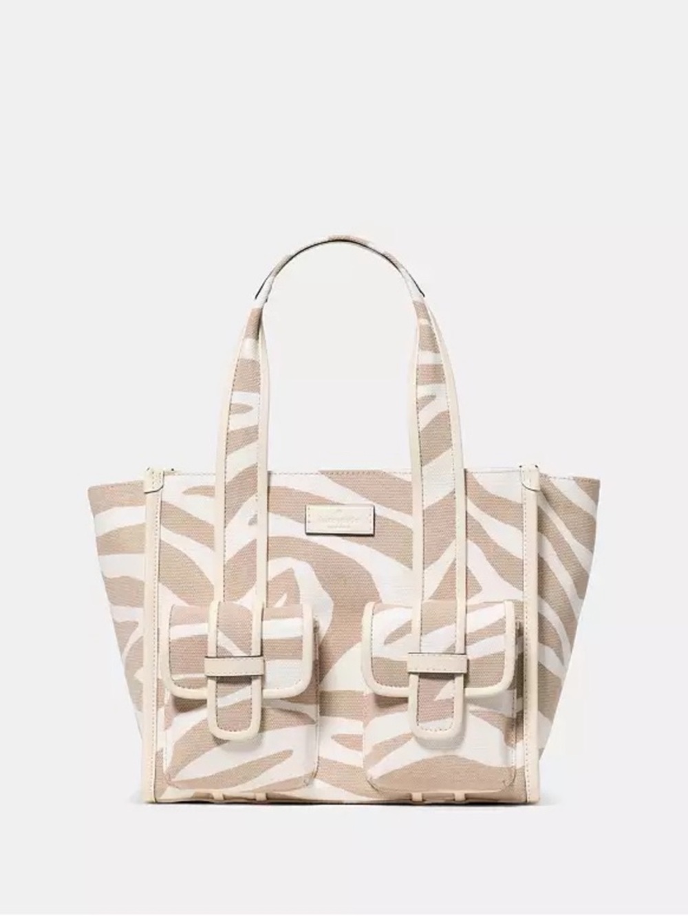 Kate Spade Kip Canvas Cargo Small Tote Crossbody Bag